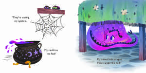 They're scaring my spiders!